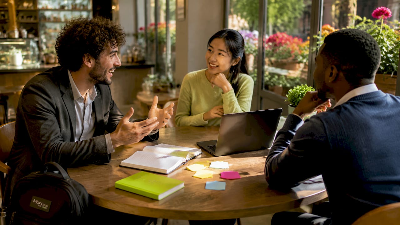 The team joins forces in shaping a strategy for the company's digital development.