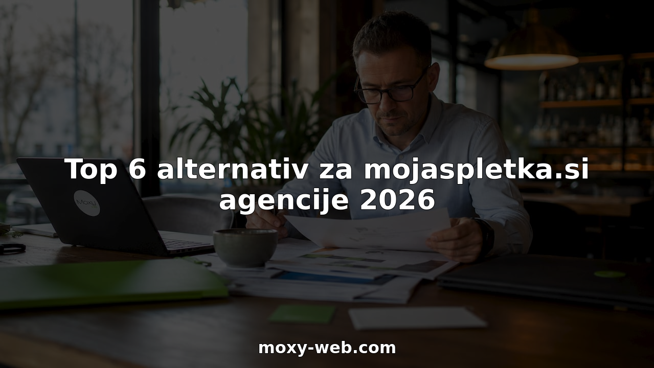 Moxy Web - Top 6 alternatives to mojaspletka.si agencies 2026