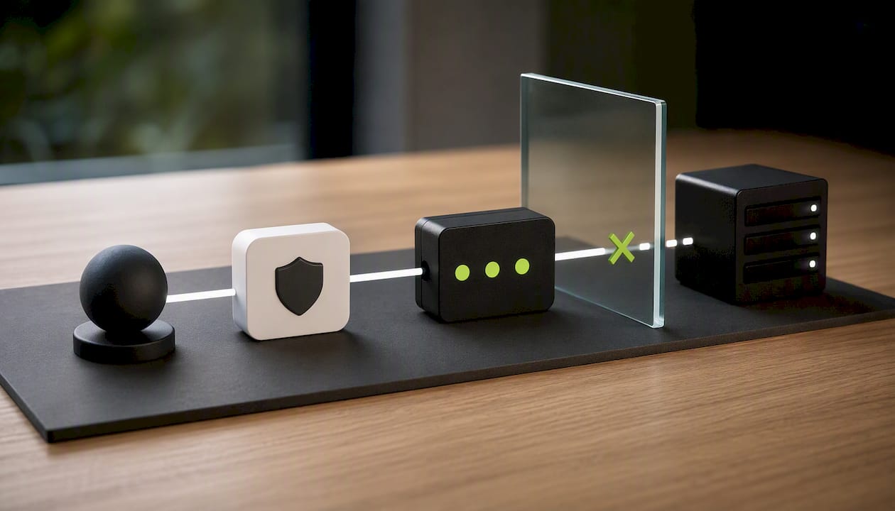 Potek zahteve skozi Application Proxy