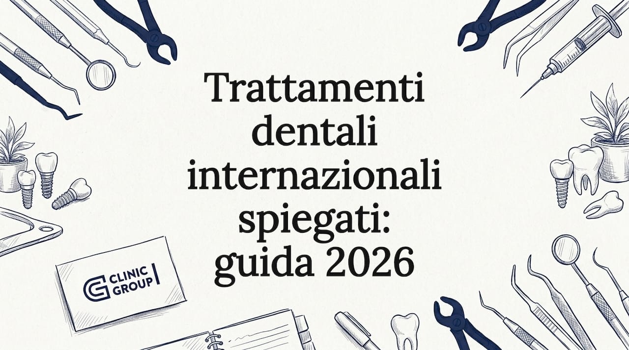 Il titolo del blog è incorniciato da simpatiche illustrazioni a tema dentale.