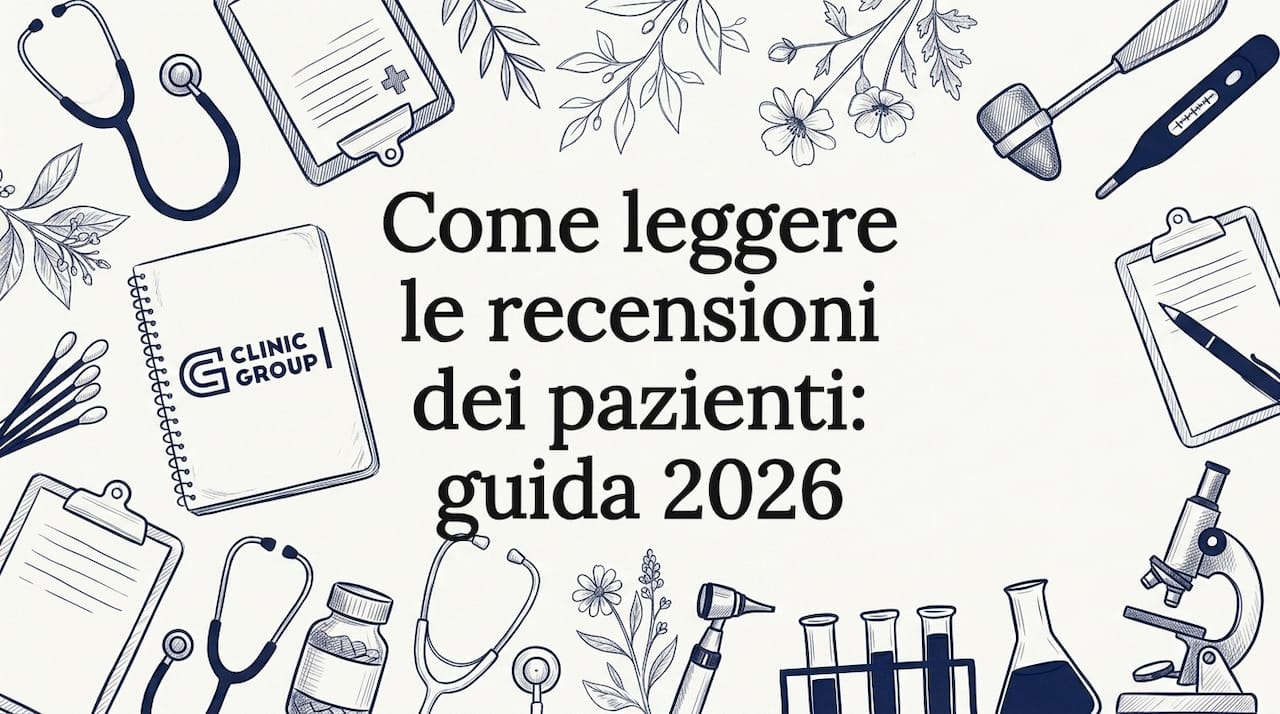 Illustrazione decorativa per la pagina introduttiva, con strumenti medici e piante officinali