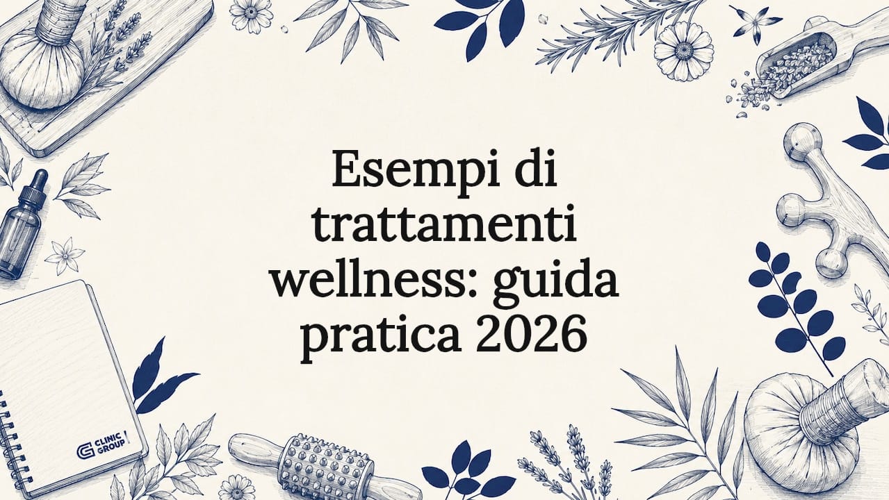 Elemento grafico decorativo per valorizzare il titolo dell’articolo dedicato al benessere