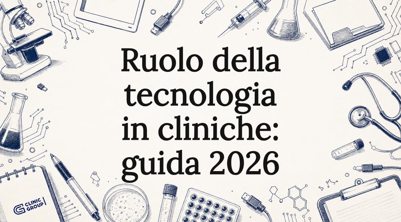 Immagine decorativa per l’intestazione di un articolo su cliniche e innovazione tecnologica