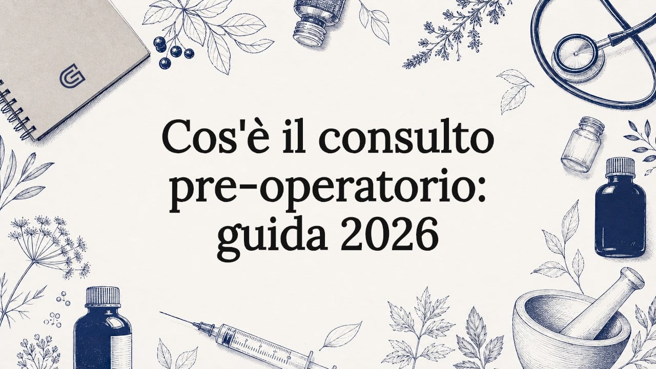 Elemento grafico decorativo per la copertina del consulto preoperatorio