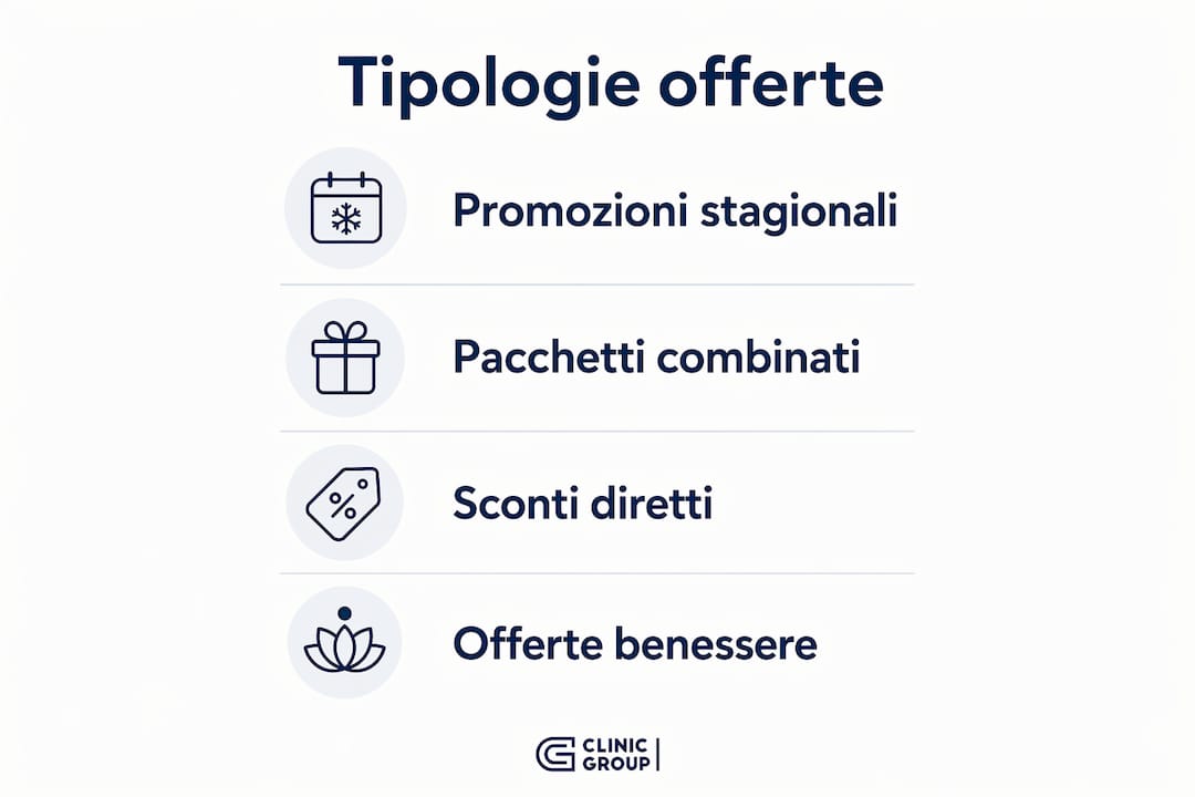 Panoramica visiva delle diverse tipologie di offerte