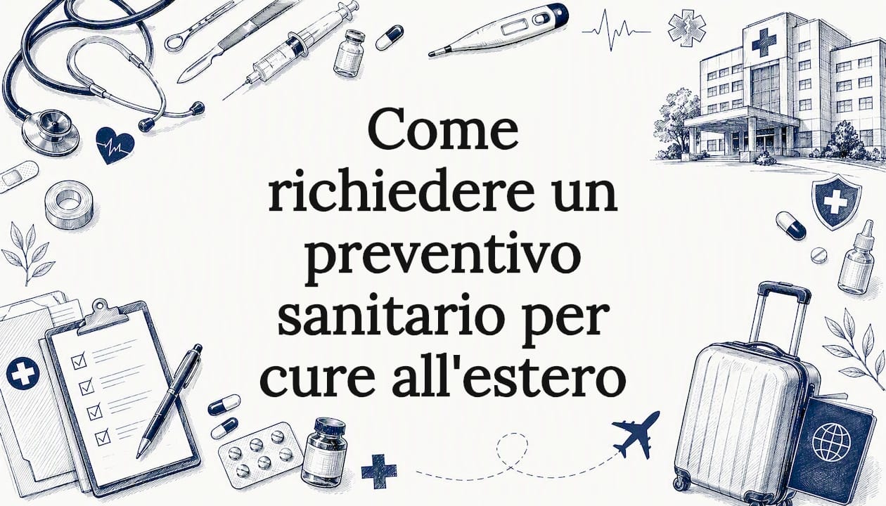 Illustrazione decorativa per la copertina di una sezione dedicata alla salute