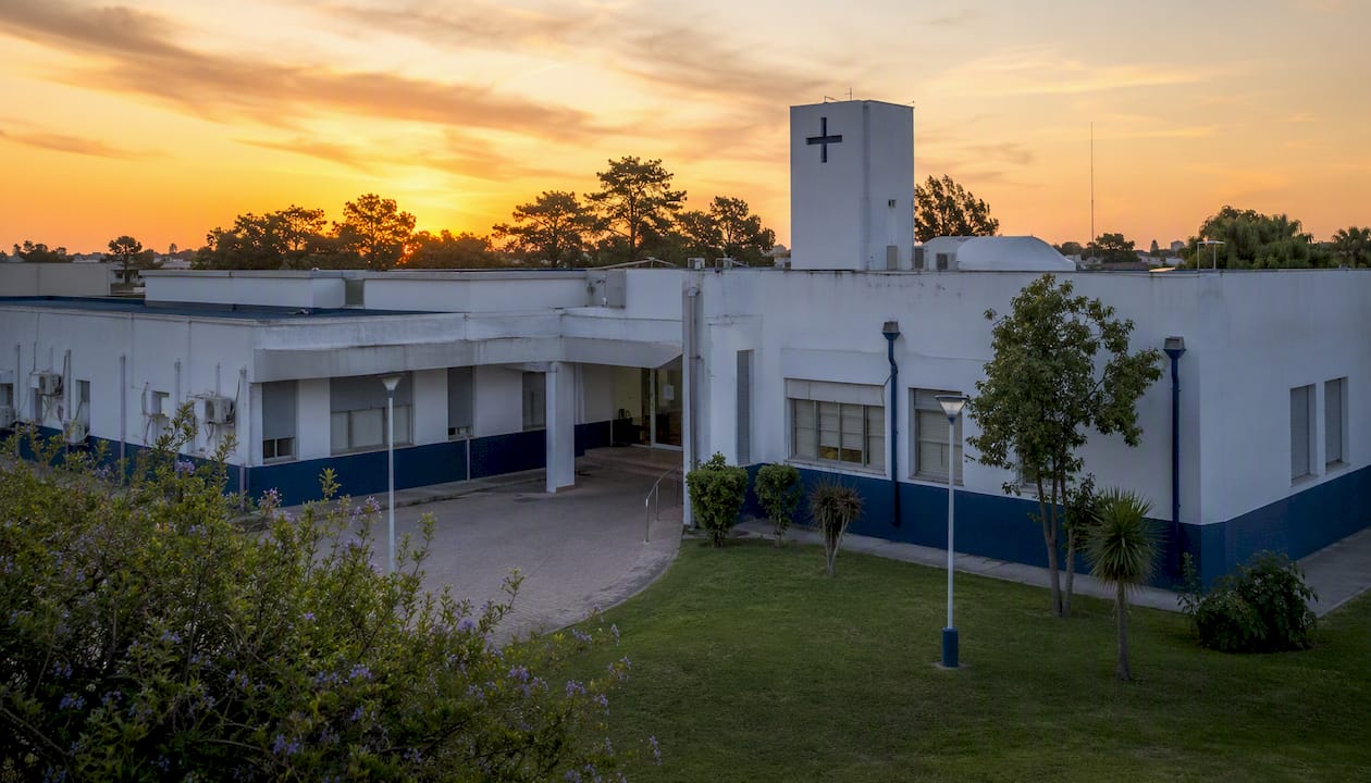 Provincial hospital building in Argentina