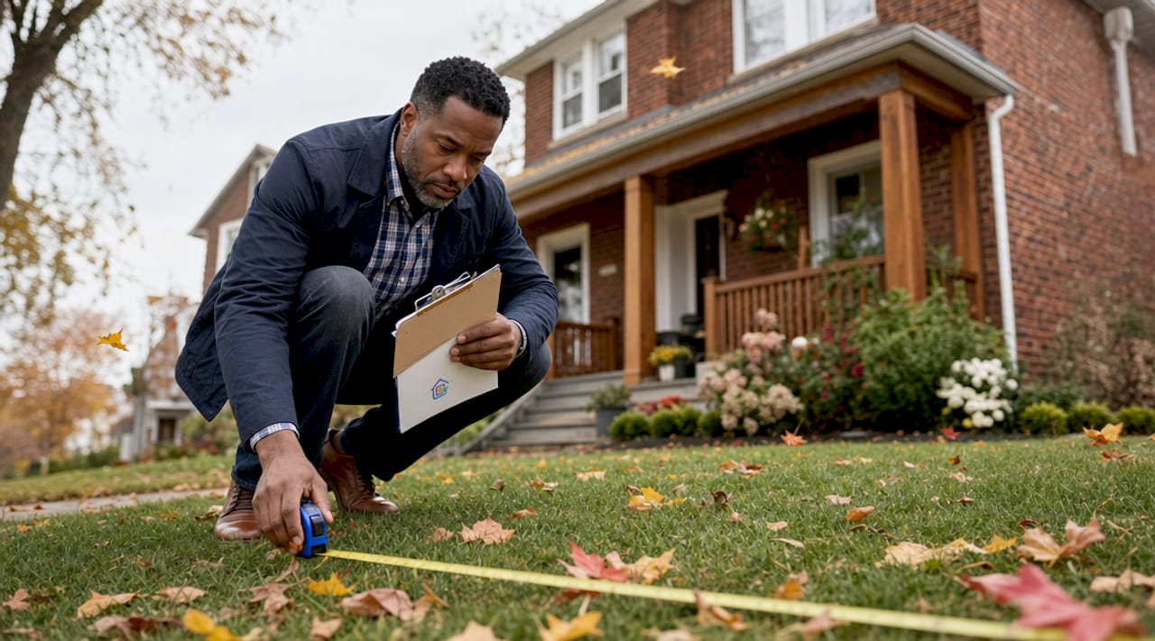 County assessor evaluating property for tax purposes