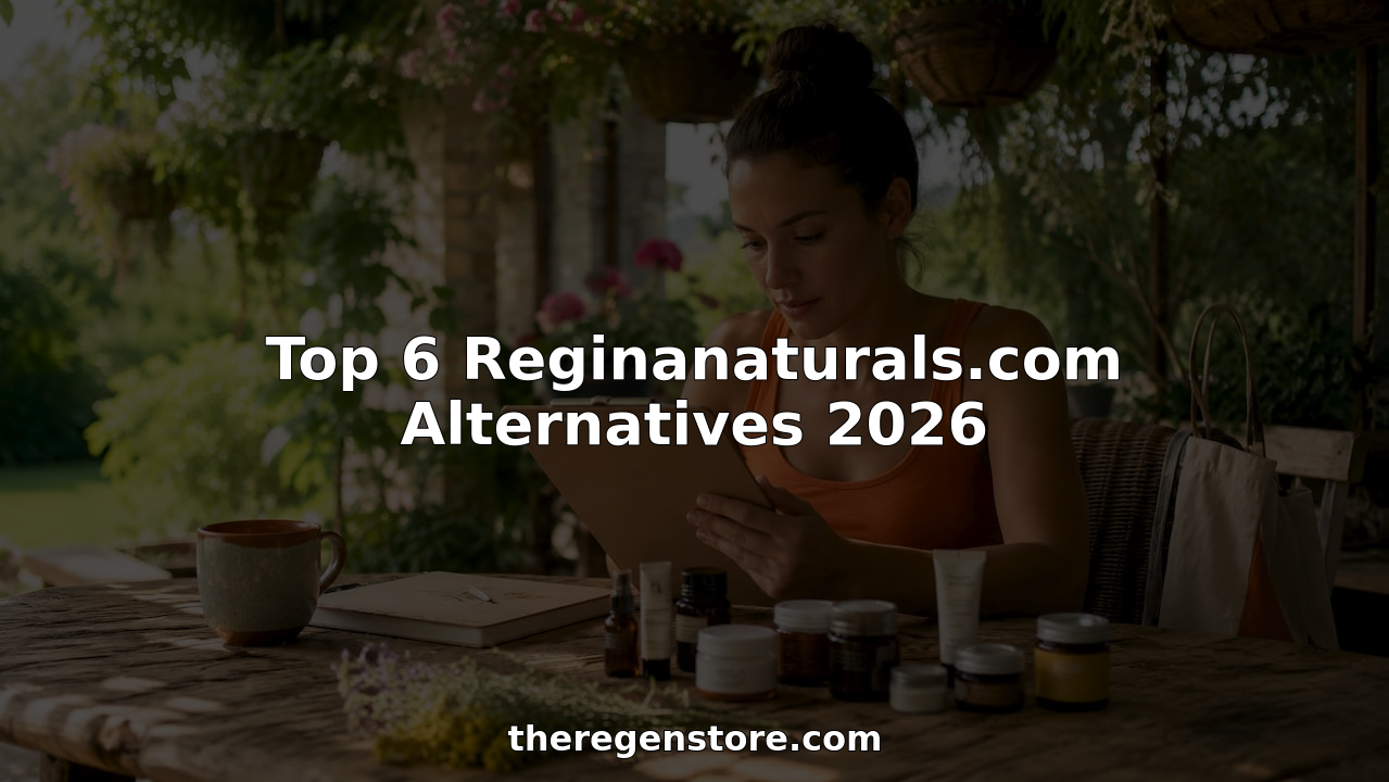 Woman comparing natural healing ointments at kitchen table