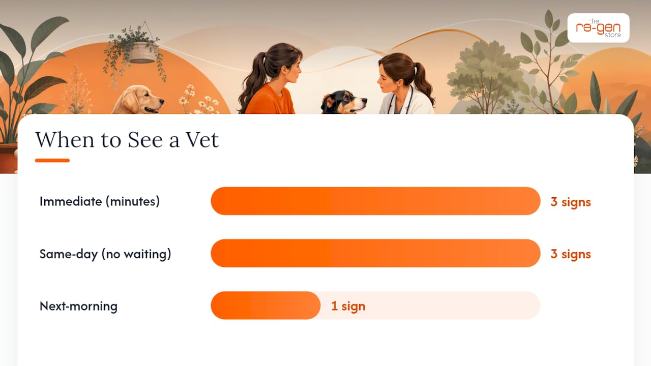 When to Seek Veterinary Care for a Pet's Wound — overview diagram