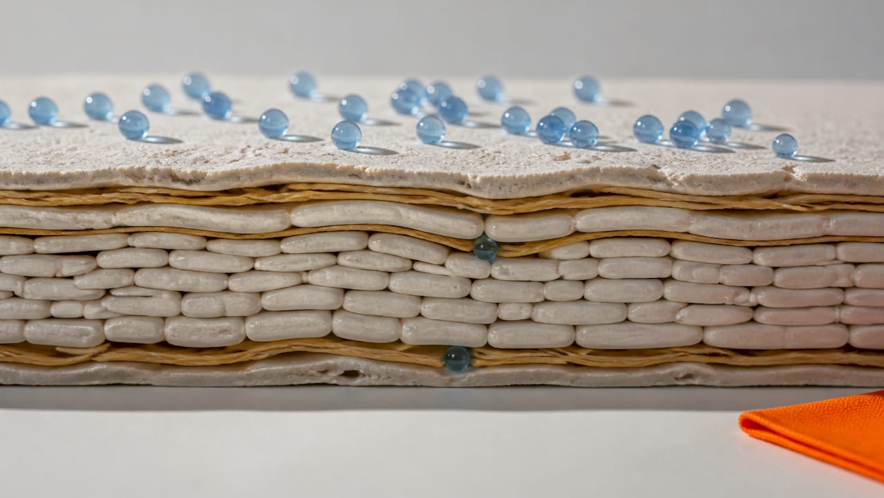 Illustration of magnesium meeting skin barrier