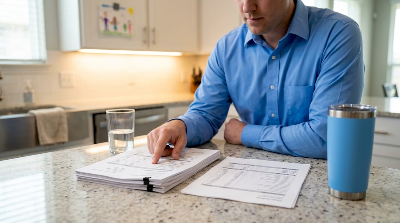 Homeowner compares detailed and simple bid paperwork