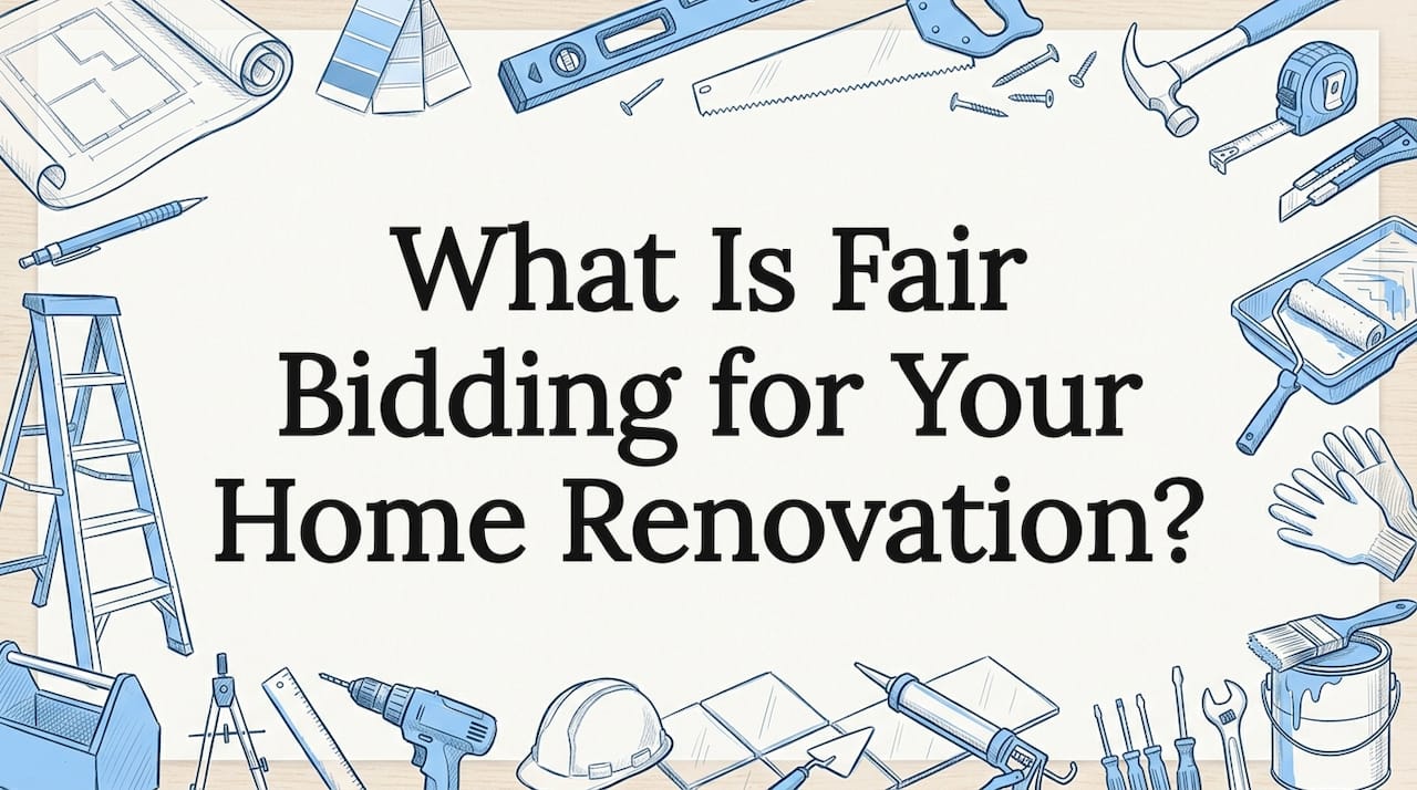 What Is Fair Bidding for Your Home Renovation?