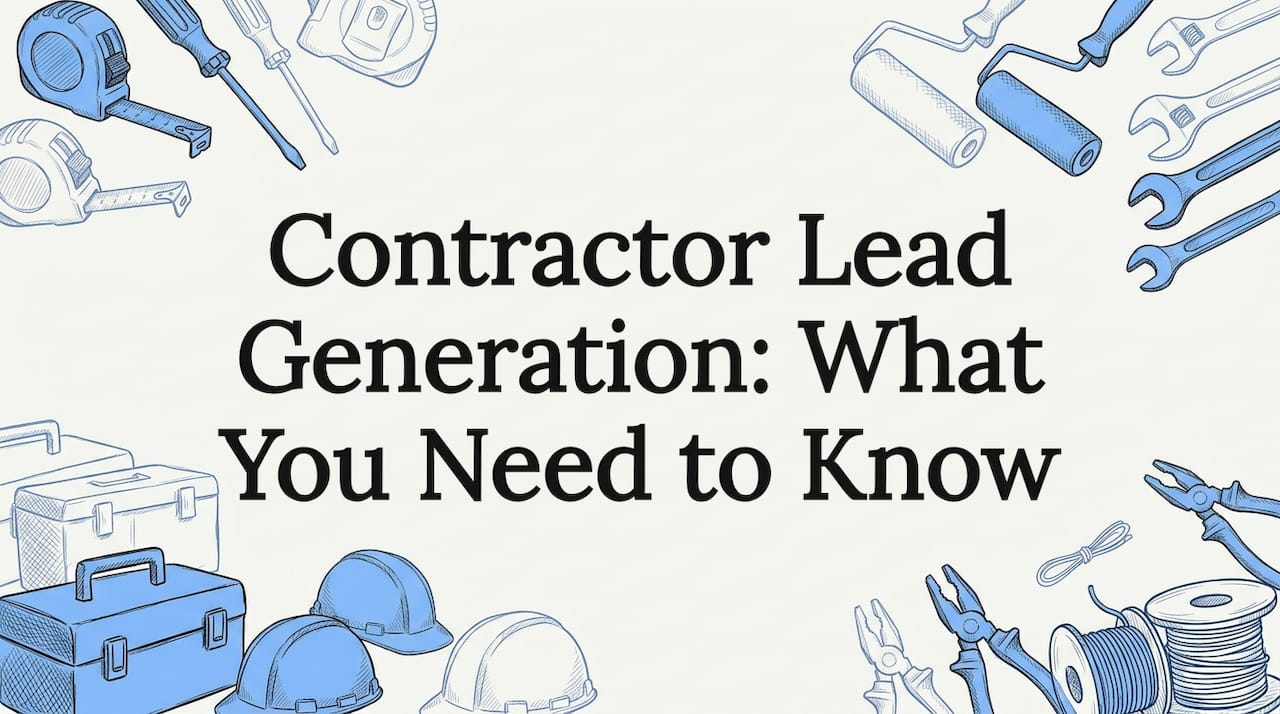 Contractor Lead Generation: What You Need to Know