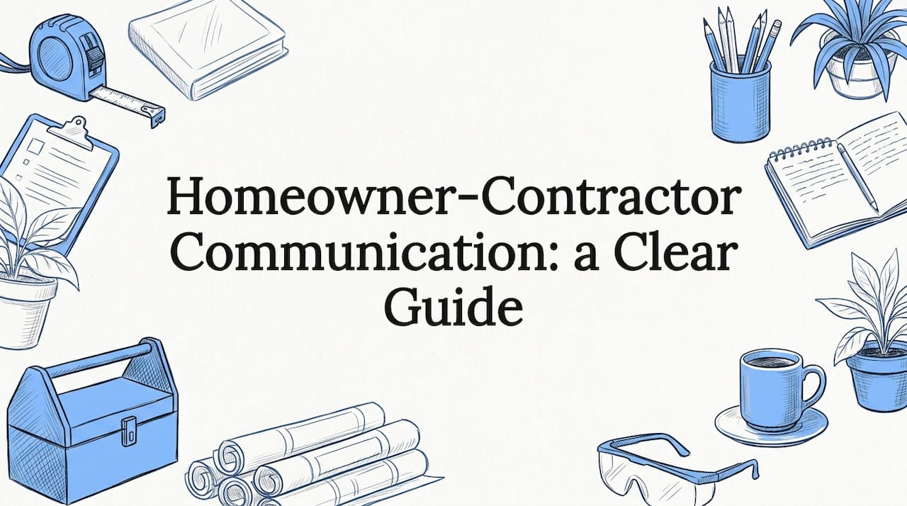 Homeowner-Contractor Communication: a Clear Guide