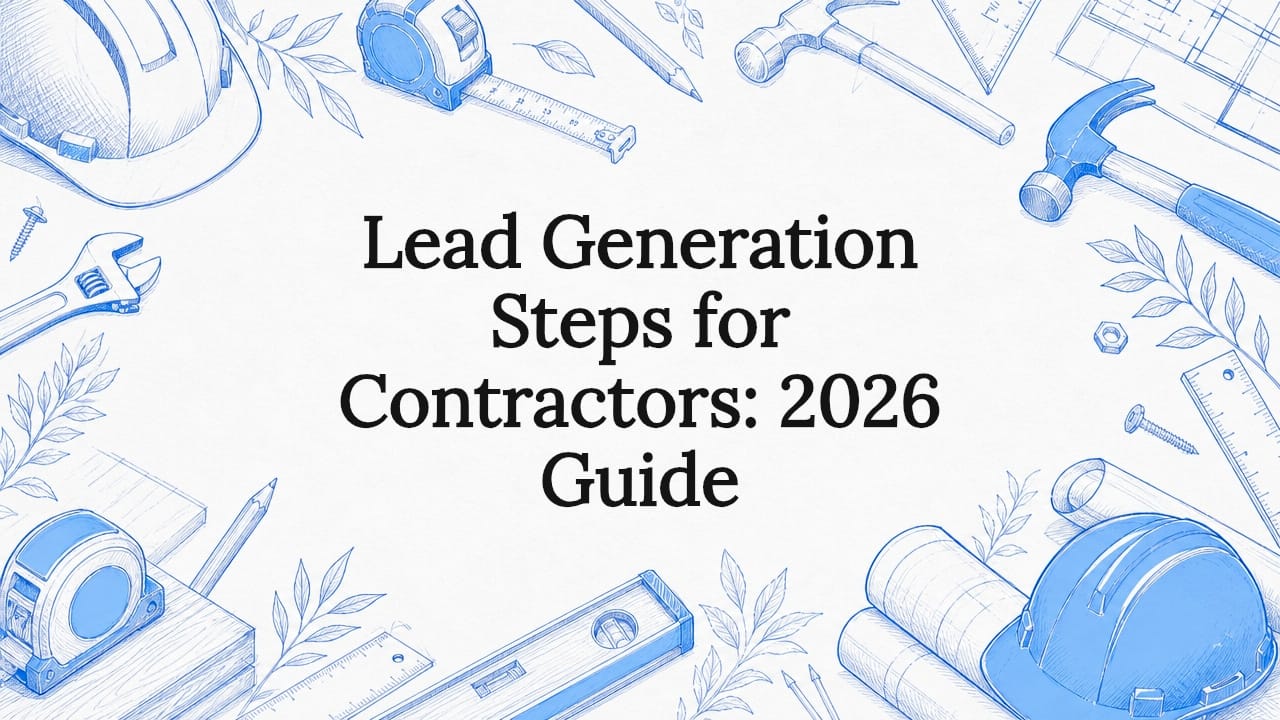 Lead Generation Steps for Contractors: 2026 Guide