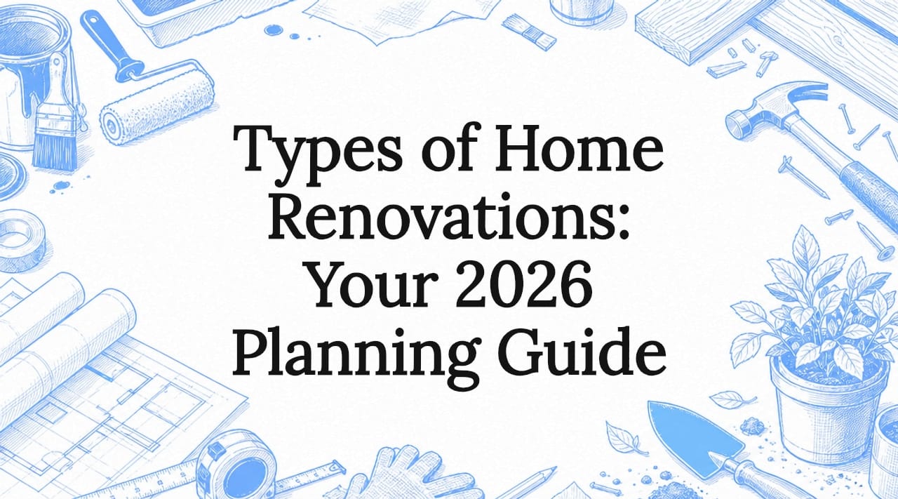 Types of Home Renovations: Your 2026 Planning Guide