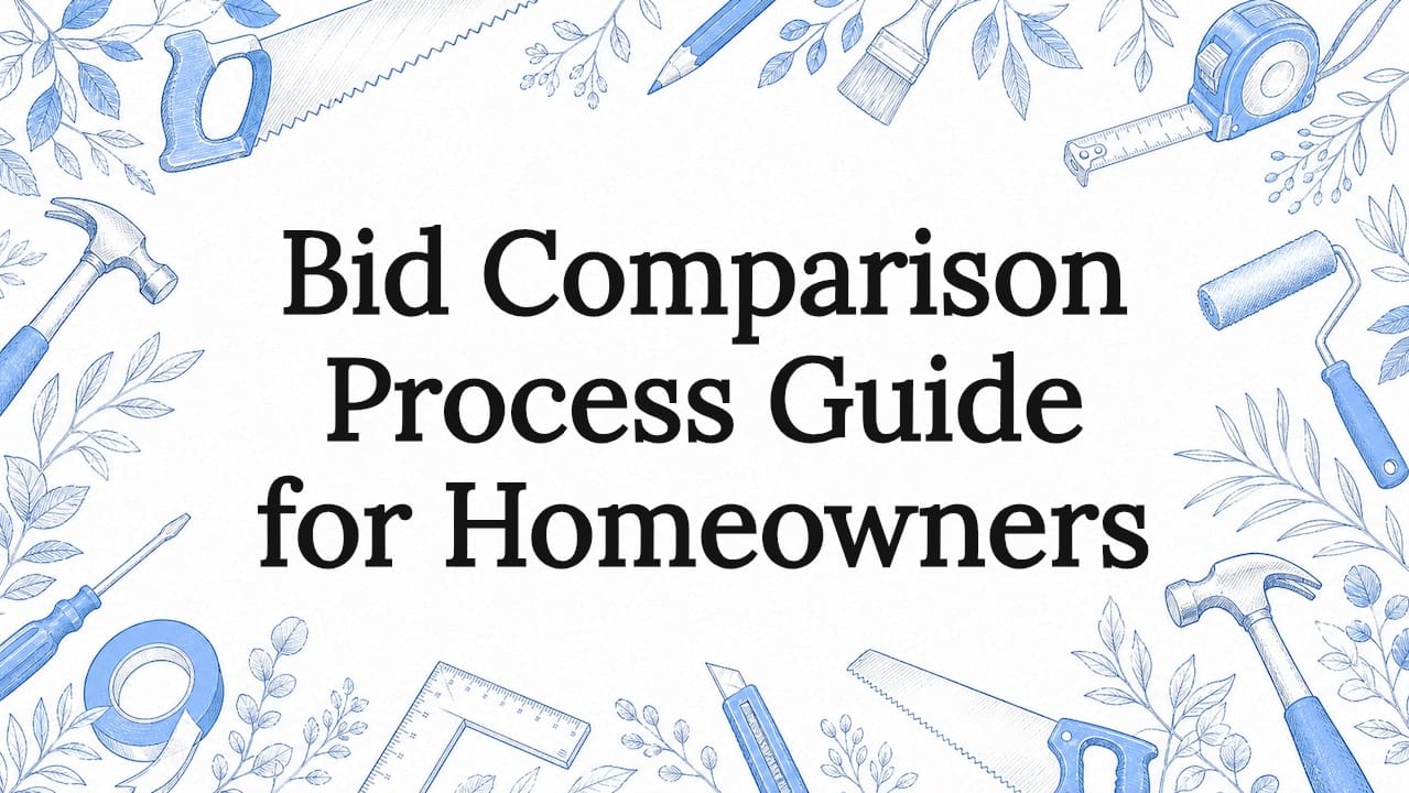 Bid Comparison Process Guide for Homeowners