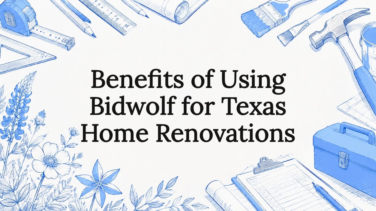 Benefits of Using Bidwolf for Texas Home Renovations