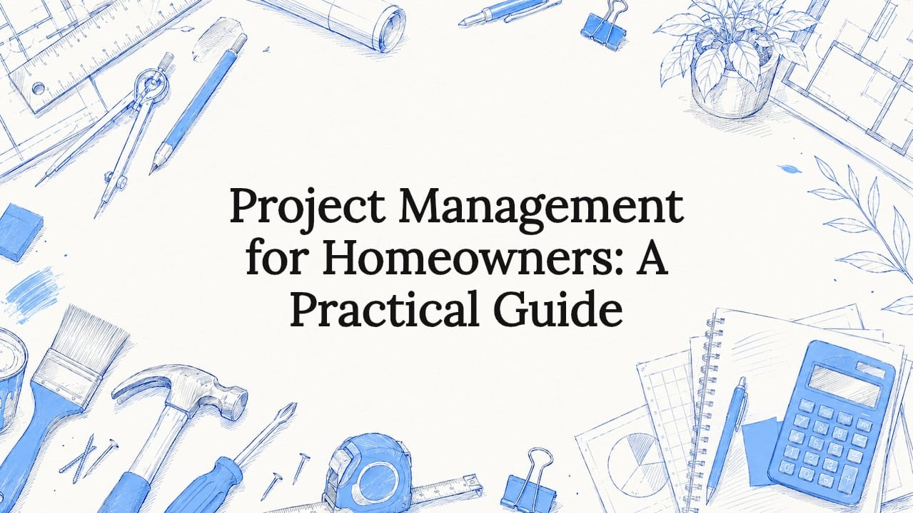 Project Management for Homeowners: A Practical Guide