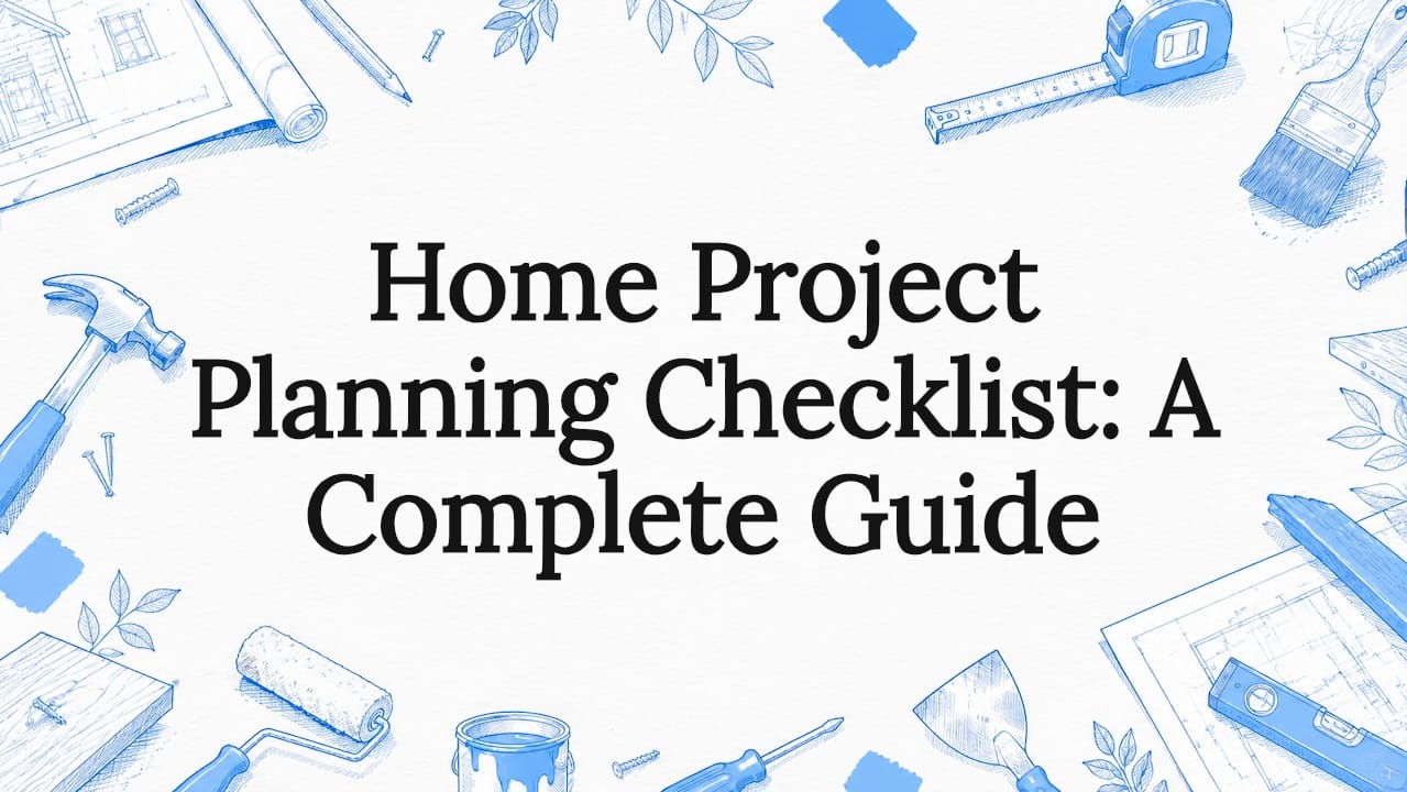 Home Project Planning Checklist: A Complete Guide