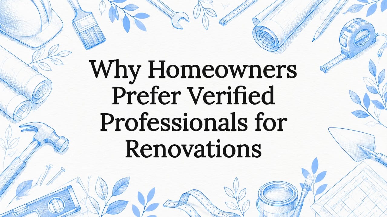 Why Homeowners Prefer Verified Professionals for Renovations