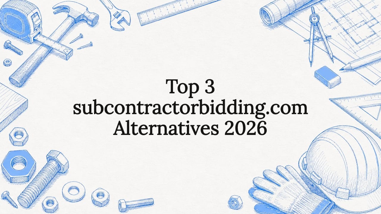Top 3 subcontractorbidding.com Alternatives 2026