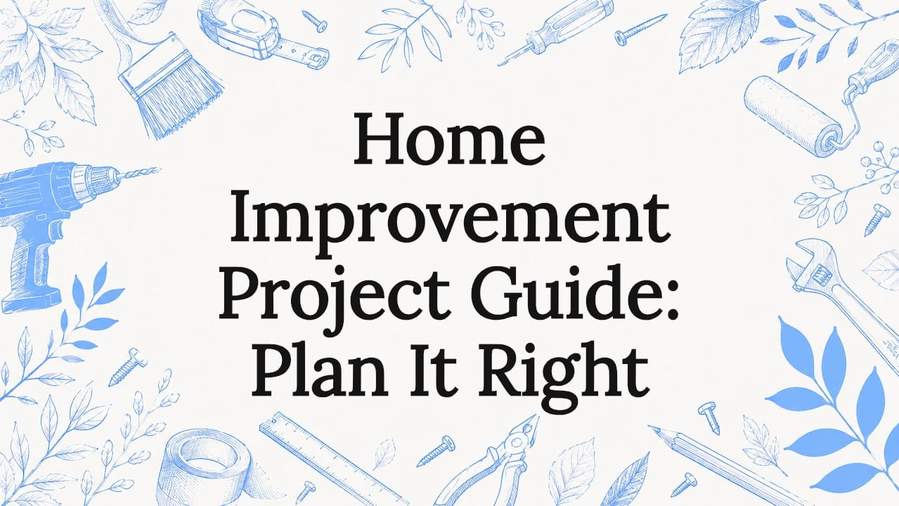 Home Improvement Project Guide: Plan It Right