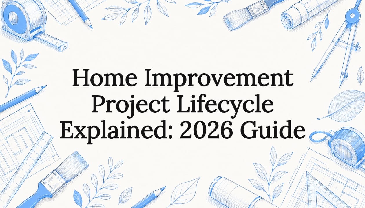 Home Improvement Project Lifecycle Explained: 2026 Guide