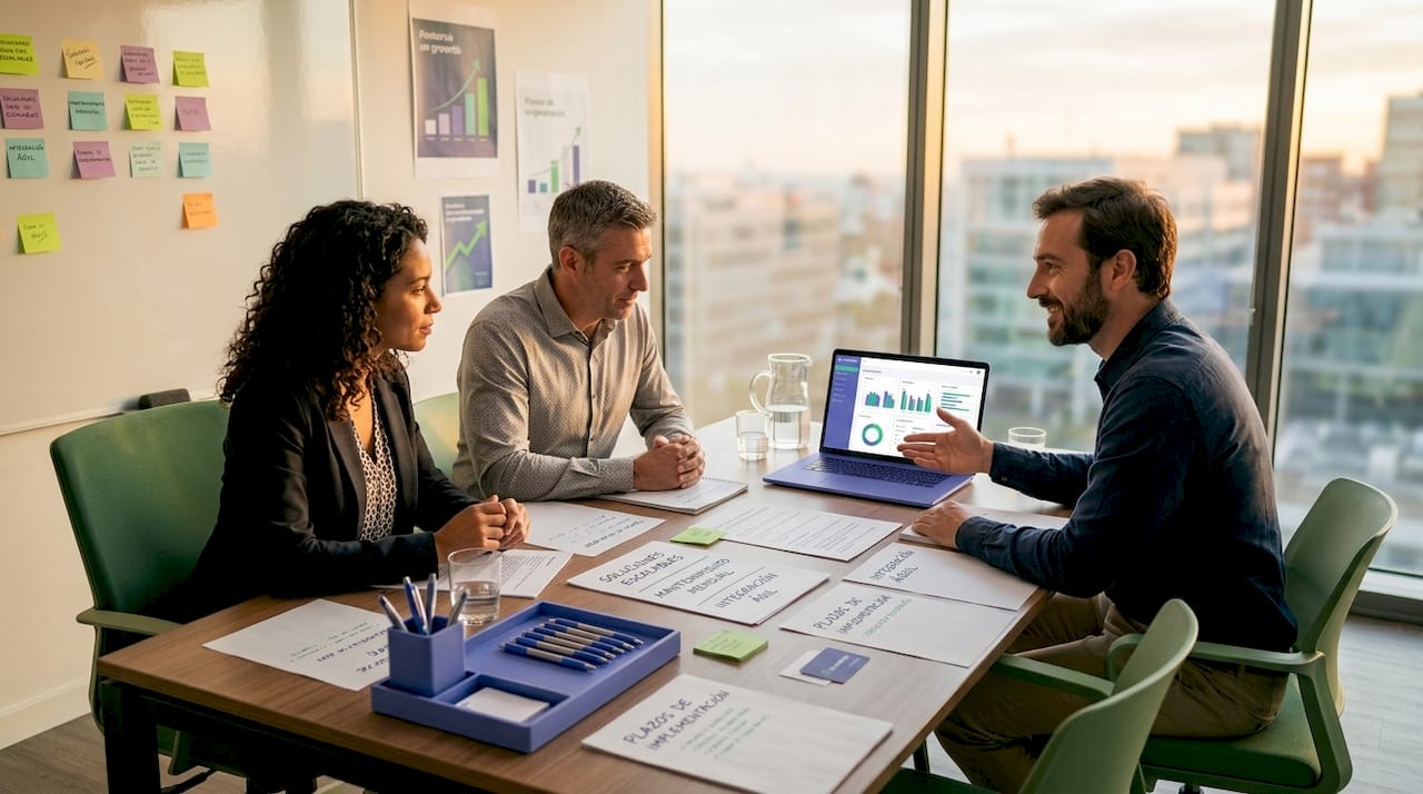 Encuentro entre pymes y empresas de servicios externos