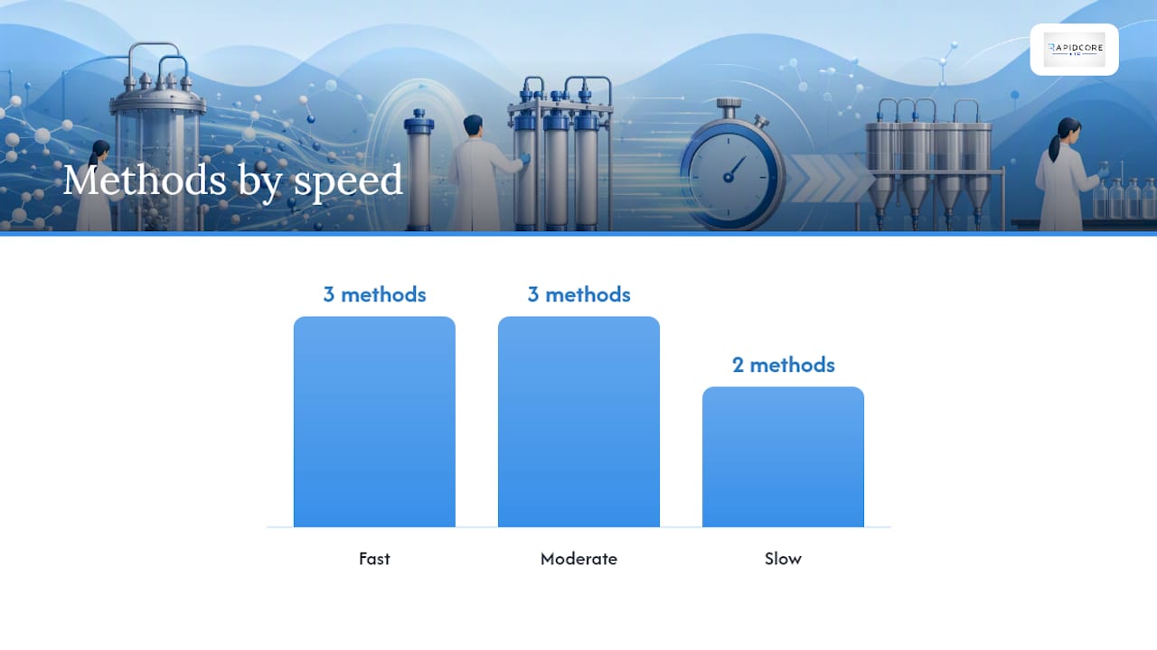 What are the main methods for removing TFA from peptides? — overview diagram
