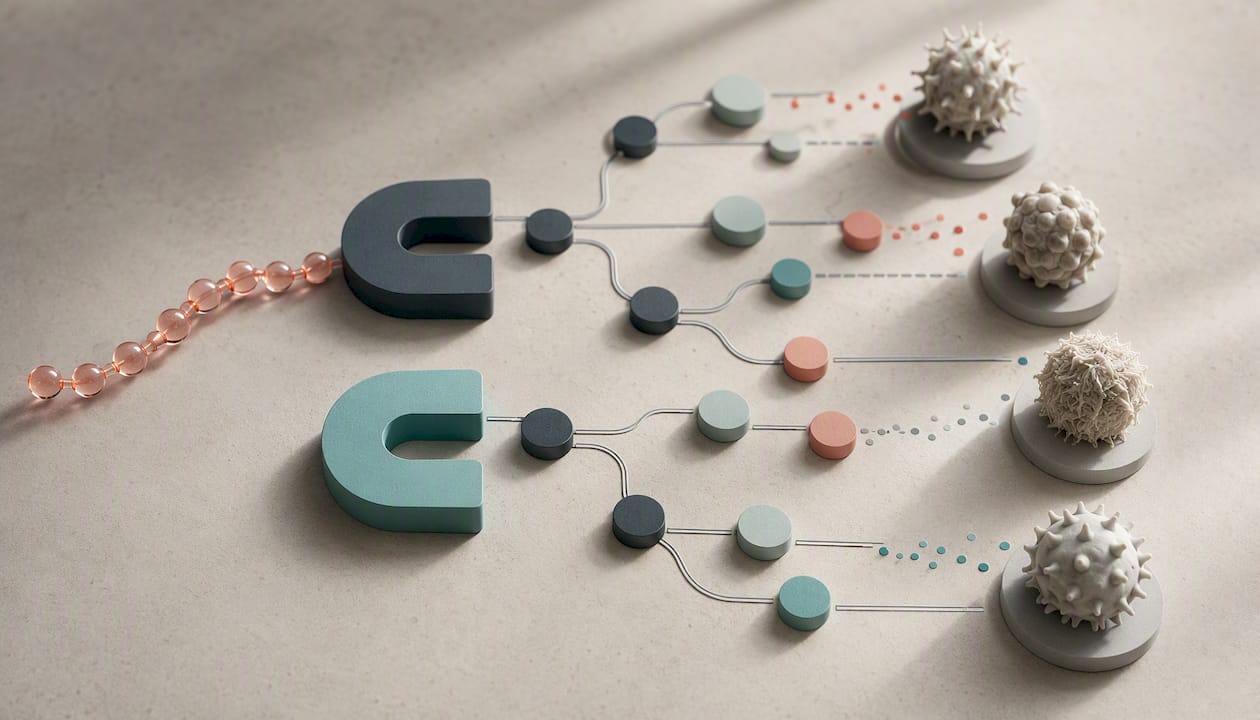 Illustration of peptide receptor signaling pathways