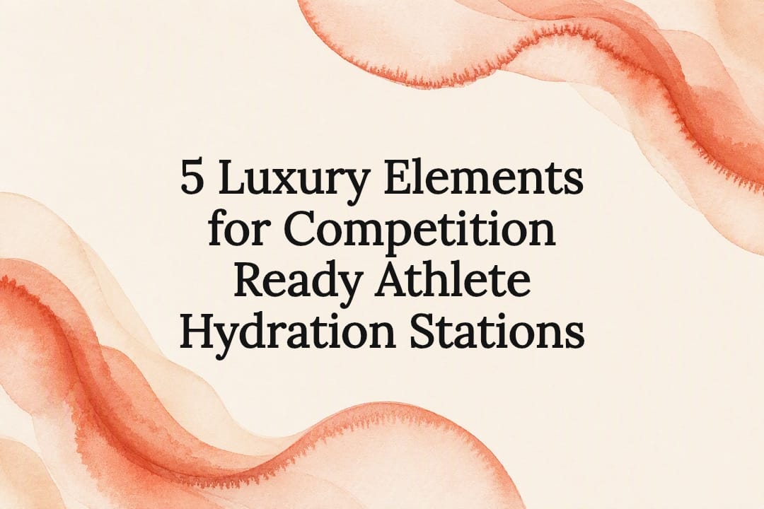 Decorative editorial watercolor title card illustration