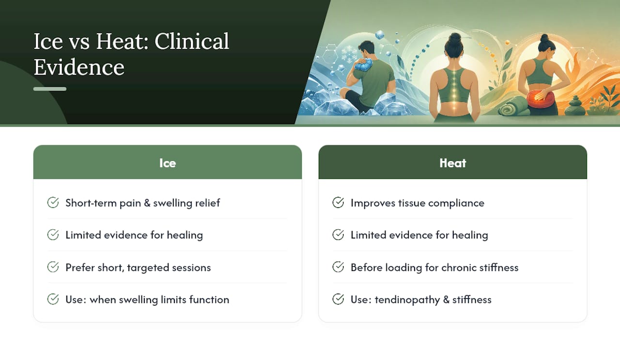 What the Clinical Evidence Actually Says — overview diagram