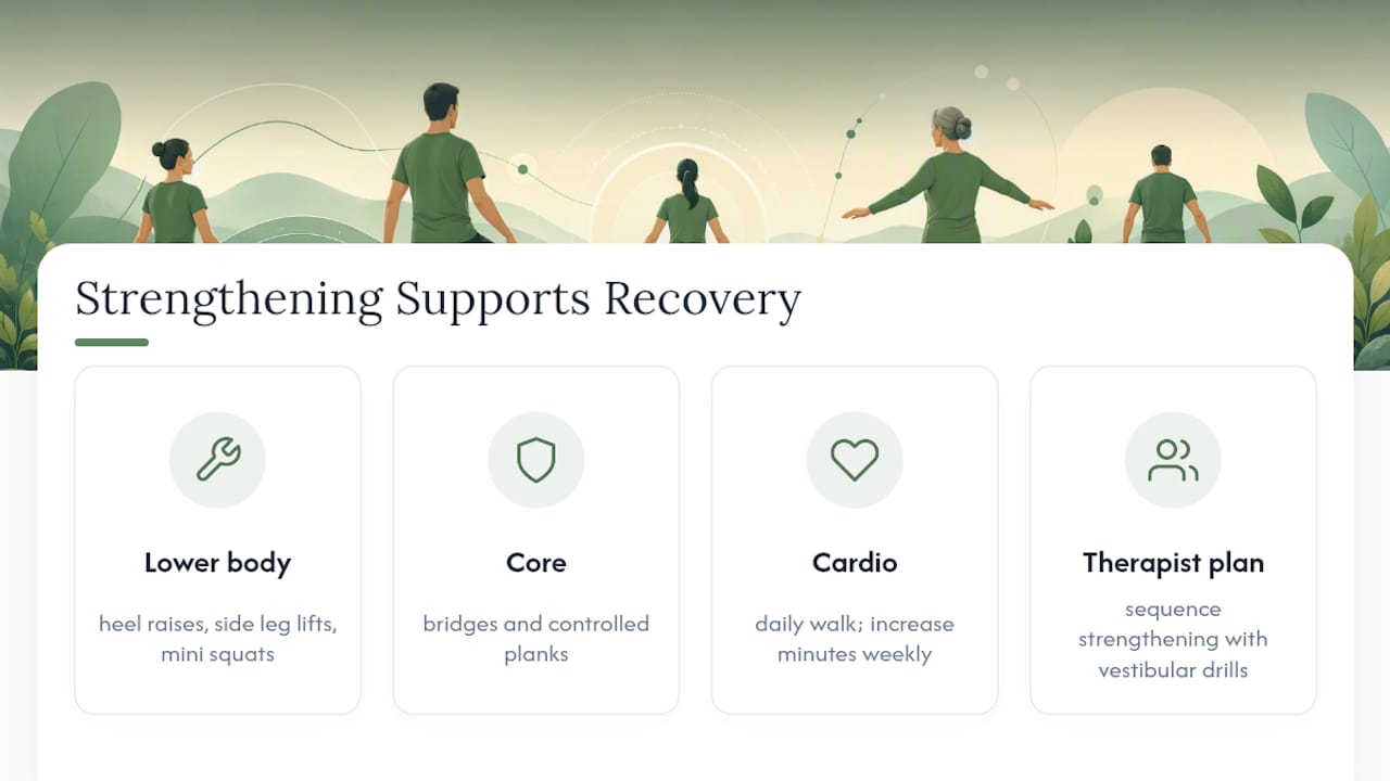 Strengthening and Conditioning That Support Recovery — overview diagram