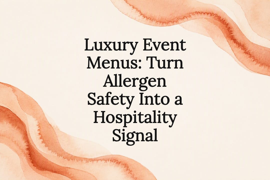 Decorative allergen safety title card