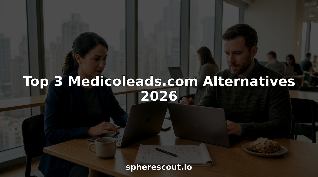 Professionals comparing business lead generation tools