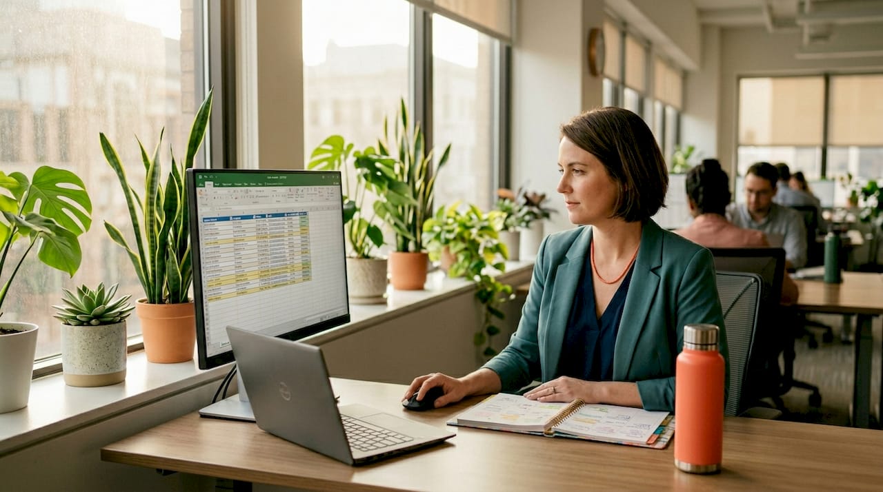 Manager reviews contact list validation screen