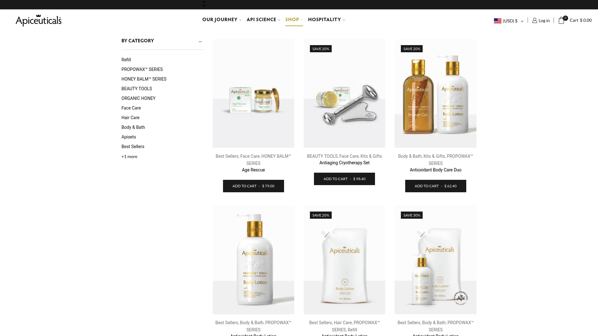 Antioxidants, clean beauty, and bee-powered skin science 3 https://www.apiceuticals.com/shop/