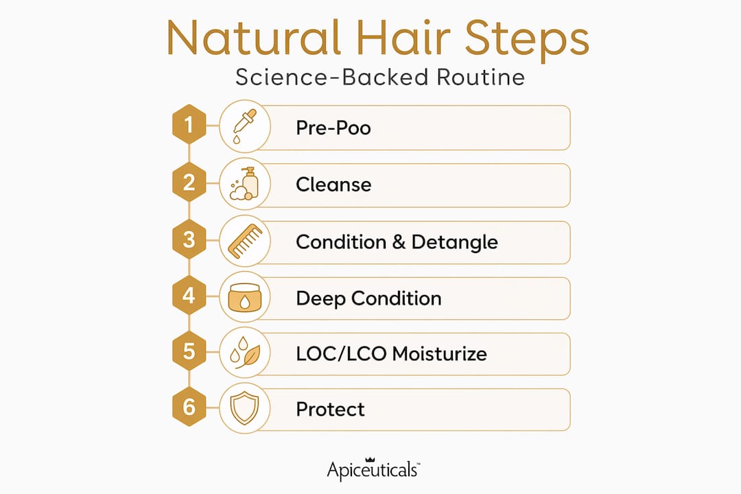 Natural Hair Care Step by Step: Your Science-Backed Guide