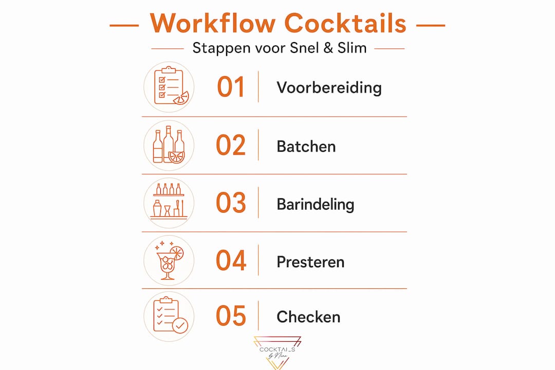 Zo mix je cocktails: een stappenplan in vijf overzichtelijke fases