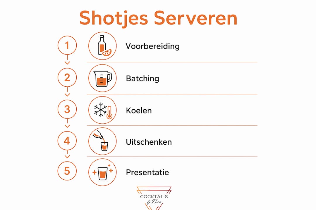 Infographic: zo serveer je stap voor stap de perfecte shotjes