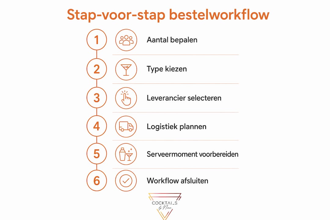 Overzicht: zo werkt het bestellen van cocktails stap voor stap