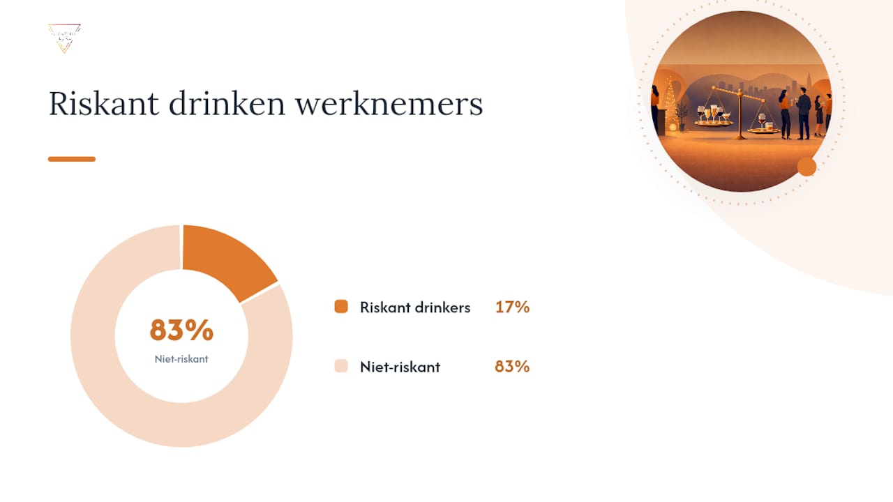 Schema van wettelijke verantwoordelijkheden en het alcoholrisico bij bedrijfsfeesten
