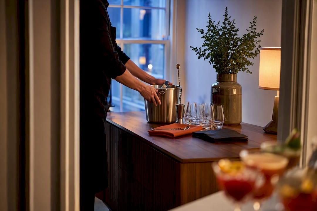 Mobiele cocktailset zonder bar
