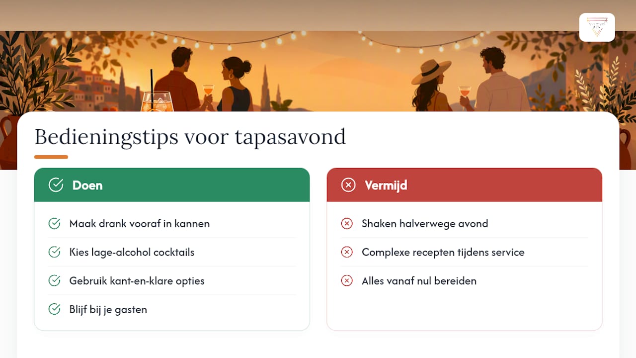 Wat conventionele adviezen over tapas en cocktails missen — overview diagram