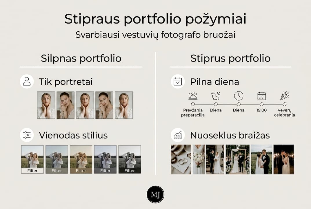 Infografikas: kas sudaro gerą ir įdomų portfolio?