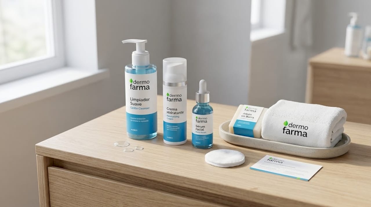 Variedad de productos faciales especialmente pensados para el cuidado de la piel madura.