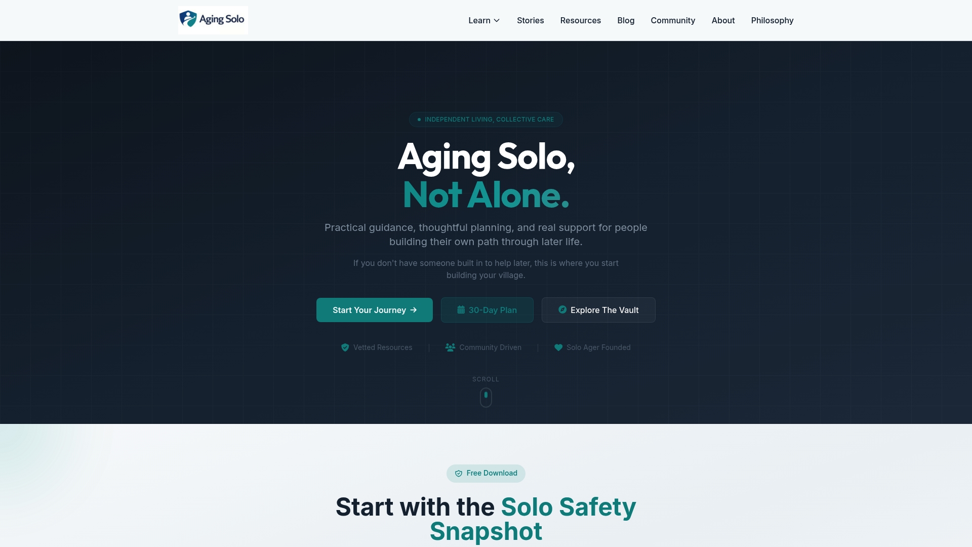 Aging Solo