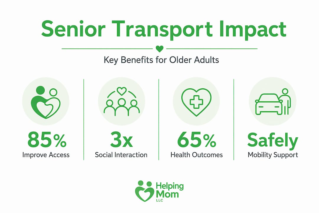Infographic on senior transport benefits